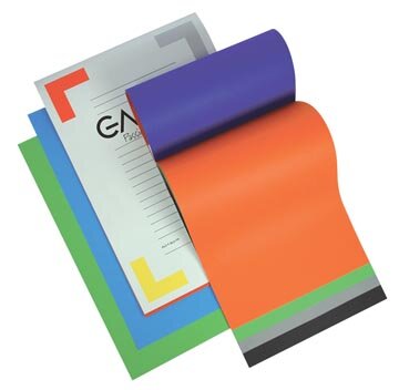Gallery gekleurd tekenpapier Multicolor, ft 24,5 x 34,5 cm, 120 g/m&sup2;, blok van 20 vel