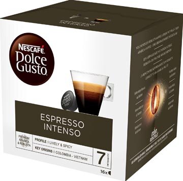 Nescaf&eacute; Dolce Gusto koffiecapsules, Espresso Intenso, pak van 16 stuks