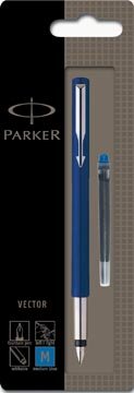 Parker Vector vulpen blauw, op blister