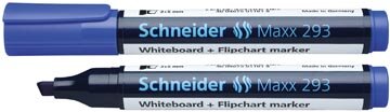 Schneider whiteboard + flipchart marker Maxx 293 blauw
