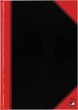 Bantex notitieboekje, ft A4, 192 bladzijden, gelijnd, rood en zwart