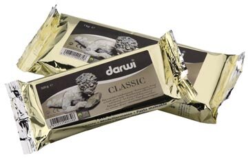 Darwi boetseerpasta Classic, pak van 1 kg, wit