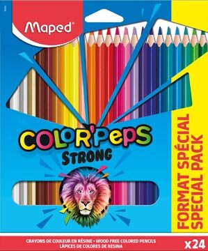 Maped kleurpotlood Color&#039;Peps 20 kleurpotloden + 4 fluo