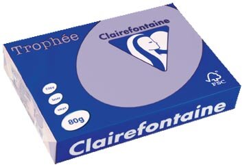 Clairefontaine Troph&eacute;e gekleurd papier, A4, 80 g, 500 vel, lila