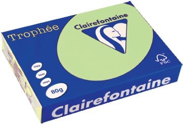 Clairefontaine Troph&eacute;e gekleurd papier, A4, 80 g, 500 vel, groen