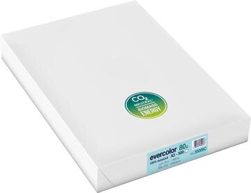 Clairefontaine Evercolor gekleurd gerecycleerd papier, A3, 80 g, 500 vel, helblauw