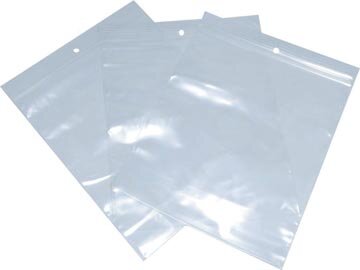 Gripsealzakjes, ft 160 x 230 mm, pak van 100 stuks, transparant