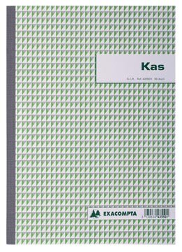 Exacompta kasboek, ft A4, Nederlandstalig, dupli (50 x 2 vel)