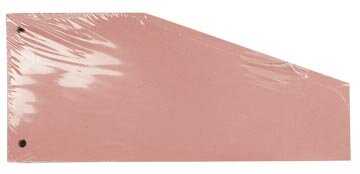 Pergamy trapezium verdeelstroken, pak van 100 stuks, roze