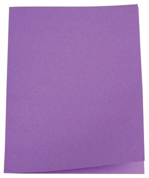 Pergamy dossiermap lila, pak van 100