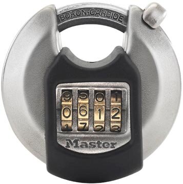 De Raat Master Lock hangslot met combinatieslot, model M40EURDNUM