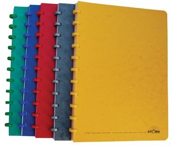 Atoma Classic schrift, ft A4, 144 bladzijden, geruit 5 mm, geassorteerde kleuren