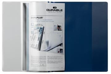 Durable personaliseerbare snelhechtmap Duraplus blauw