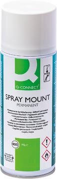 Q-CONNECT Quick Mount spray, permanent, spuitbus van 400 ml