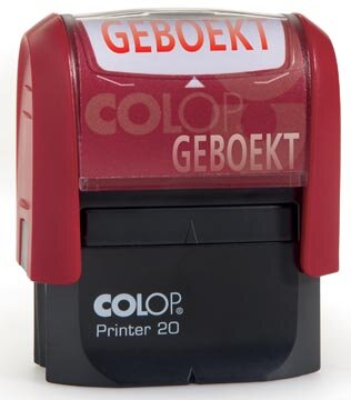 Colop formulestempel Printer tekst: GEBOEKT