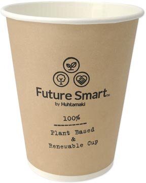 Drinkbeker Future Smart, uit karton, 150 ml, pak van 100 stuks