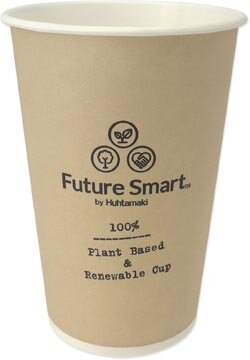 Drinkbeker Future Smart, uit karton, 180 ml, pak van 100 stuks