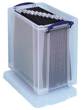Really Useful Box opbergdoos 25 liter, transparant