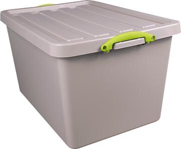 Really Useful Box Recycled opbergdoos 96 l, nestbaar, grijs