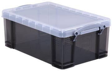 Really Useful Box opbergdoos 9 liter, transparant gerookt
