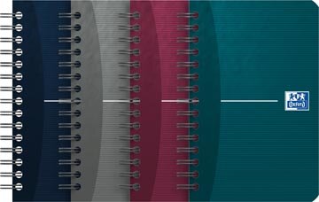 Oxford Office Essentials notitieboekje, 180 bladzijden, ft 9 x 14 cm, geruit 5 mm, geassorteerde kleuren