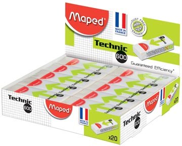 Maped gum Technic 600 doos van 20 stuks