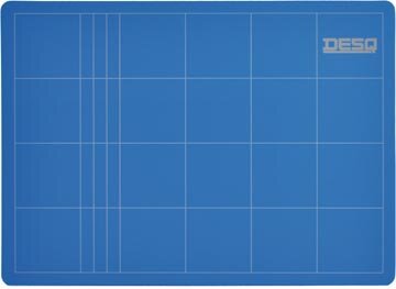 Desq snijmat, 3-laags, blauw, ft 22 x 30 cm