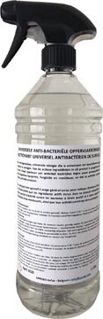 Universele antibacteri&euml;le oppervlaktereiniger, met spraykop, fles van 1 liter