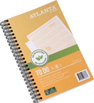 Atlanta by Jalema notitieboekje To Do &#039;Summer&#039; ft 125 x 195 mm, 200 bladzijden, pak van 2 stuks
