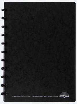Atoma meetingbook, ft A4, zwart, geruit 5 mm