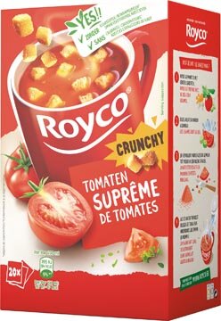 Royco Minute Soup tomatensupr&ecirc;me met croutons, pak van 20 zakjes