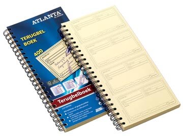 Atlanta by Jalema terugbelboeken 400 notities, zelfkopi&euml;rend, Nederlandstalig
