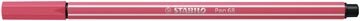 STABILO Pen 68 viltstift, strawberry red (aardbeirood)