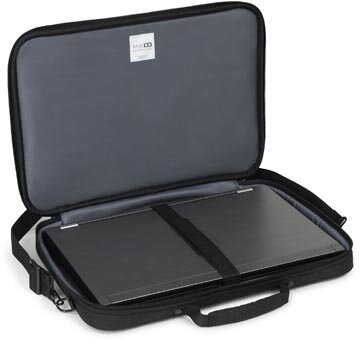 Base XX by Dicota Clamshell laptoptas, voor laptops tot 17,3 inch, zwart