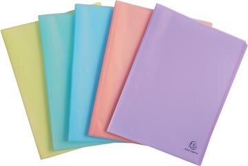 Exacompta showalbum Chromaline, 40 tassen, geassorteerde pastelkleuren
