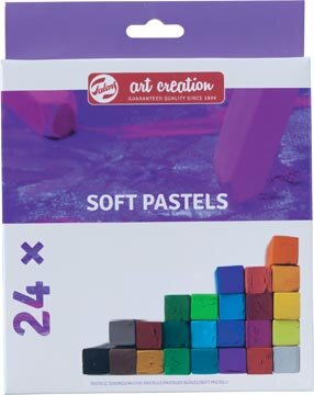 Talens Art Creation softpastels, doos met 24 stuks in geassorteerde kleuren