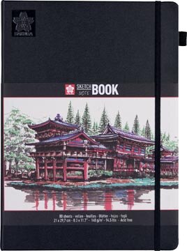 Sakura schetsboek, 80 vel, 140 g/m&sup2;, ft A4, wit papier