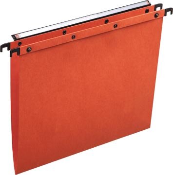 L&#039;Oblique hangmappen voor laden AZO tussenafstand 330 mm (A4), V-bodem, oranje
