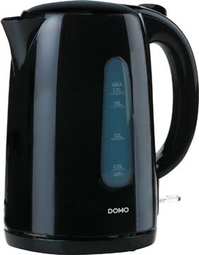 Domo waterkoker 360&deg;, 1,7 liter, zwart