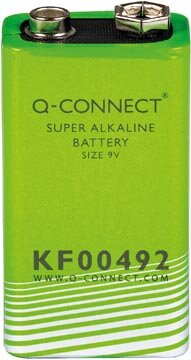 Q-CONNECT batterij alkaline 6LR61 MN1604 9.0V