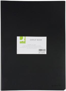 Q-CONNECT showalbum, A3, 20 tassen, zwart