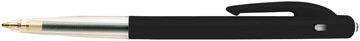 Bic balpen M10 Clic schrijfbreedte 0,4 mm, medium punt, zwart