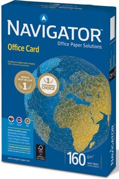 Navigator Office Card presentatiepapier ft A3, 160 g, pak van 250 vel