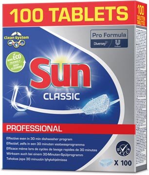 Sun Classic vaatwastabletten pak van 200 tabletten