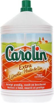 Carolin vloerreiniger extra lijnolie, fles van 5 l