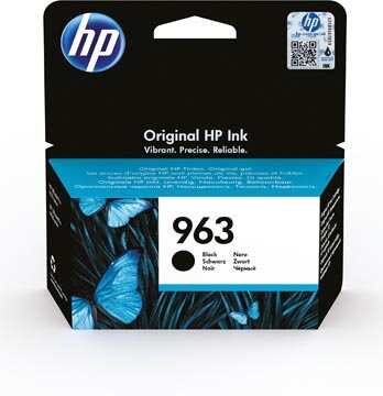 HP inktcartridge 963, 1.000 pagina&#039;s, OEM 3JA26AE, zwart