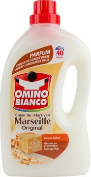 Omino Bianco wasmiddel Hart van Marseille, fles van 2 l