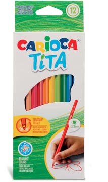 Carioca kleurpotlood Tita, 12 stuks in een kartonnen etui