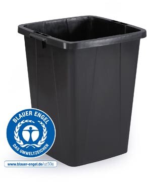 Durable afvalbak Durabin 90 liter, zwart
