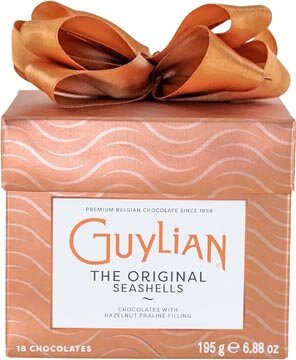 Guylian zeevruchten chocolade Golden Cubo Box, doos van 195 g